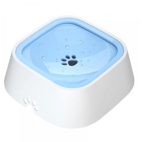 Gamelle Eau Chien, No-Spill Gamelle d'eau Flottante pour Animal Voyage（bleue）