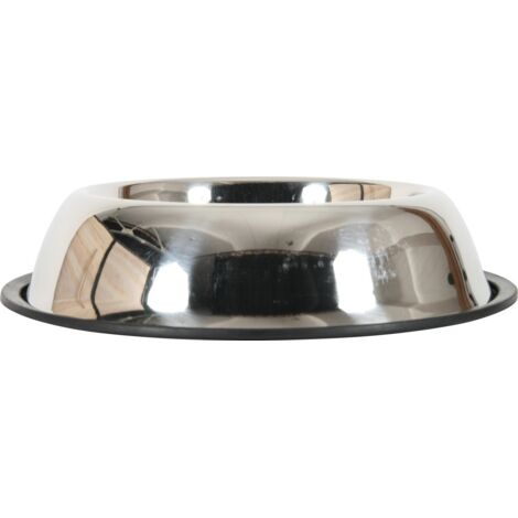 Gamelle Ecuelle inox 500 ML antidérapante pour chat et chien - zolux