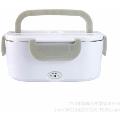 Gamelle électrique chauffante 1.5L – Boîte à lunch 12V 220V – Matériau PP résistant haute température – Étanchéité améliorée