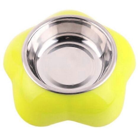 Gamelle en acier inoxydable pour chien et chat, support en plastique pour nourriture et eau, distributeurs de croquettes pour animaux