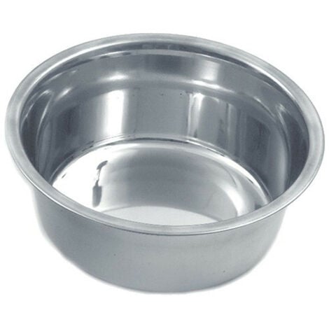 Gamelle en inox 1.6 litre, ø 21 cm,  pour chien - Flamingo