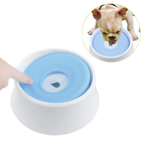 Gamelle et écuelle pour chat Bol d'eau, bol d'eau, bol pour chat, chien, bol pour chien étanche, eau Bol de nourriture , anti-débordement, bols antidérapants, bol d'eau pour animaux de compagnie 1,2 L