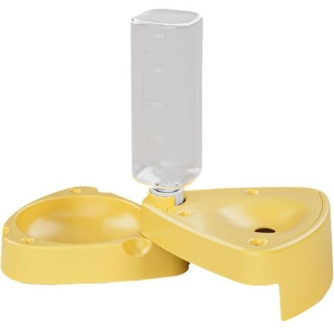 Gamelle Pliable antidérapante avec Bouteille graduée pour Chiot, de Petite, Moyenne et Grande Race, mangeoire pour Animaux domestiques