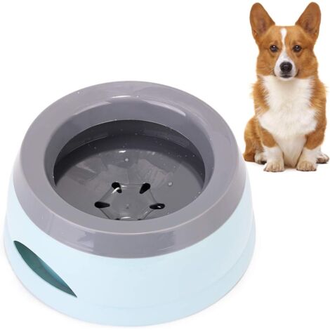 Gamelle portable de 750 ml pour chien, étanche et anti-éclaboussures, convient également aux chats, antidérapante pour les voyages en voiture, et fabriquée en plastique.