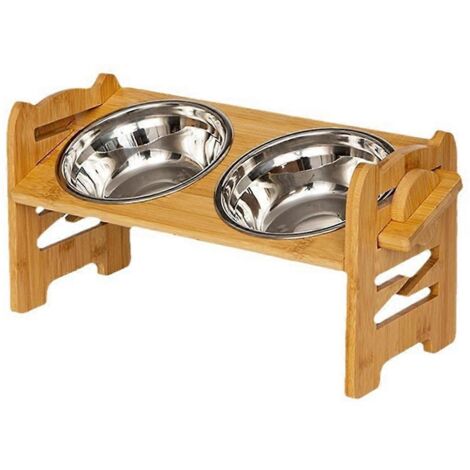 Gamelle pour animaux avec support réglable pour chien -