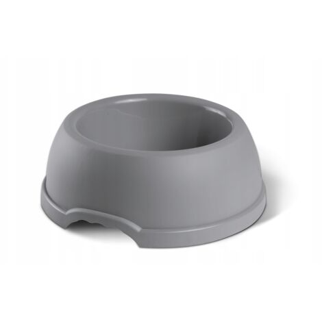 Gamelle pour animaux en plastique gris 3 L