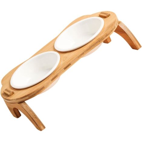 Gamelle pour Chat Et Eau Gamelle Haute pour Nourriture Bol Pratique pour