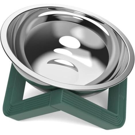 Gamelle pour Chat,Gamelle Chat Surélevée et Inclinée, Gamelle Petit Chien, Gamelle Amovible pour Chats Chiens,Angle réglable Gratuit