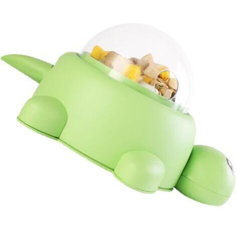 Gamelle pour chien à alimentation lente avec distributeur tortue rotatif, anti-ballonnements, idéale pour les mangeurs lents