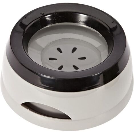Gamelle pour Chien, Bol d'eau pour Chien,Gamelles de Voyage, Distributeurs d'eau,Gamelle à Eau Anti Débordement, Eau de Chien Véhicule Bol,Distributeur d'eau Lente pour Animal Domestique(Gris)
