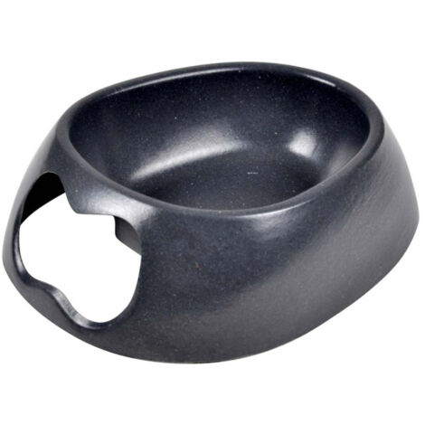 Gamelle pour Chien & Chat "Bambou" 16cm Anthracite