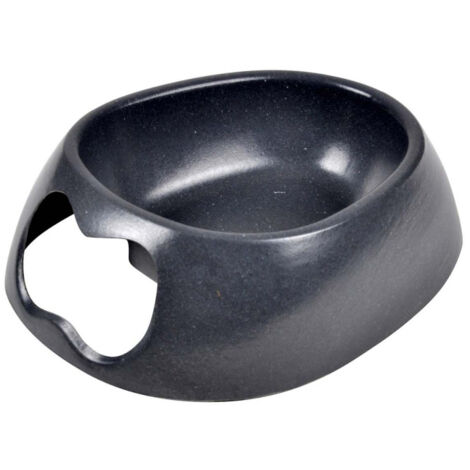 Gamelle pour Chien & Chat "Bambou" 22cm Anthracite