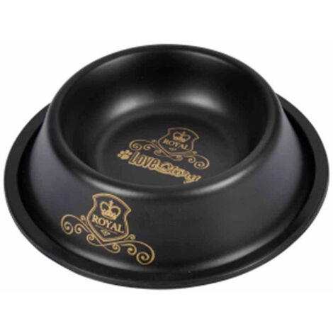 Gamelle pour Chien & Chat "Luxury" 15cm Noir