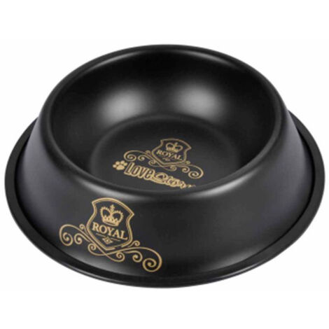 Gamelle pour Chien & Chat "Luxury" 21cm Noir