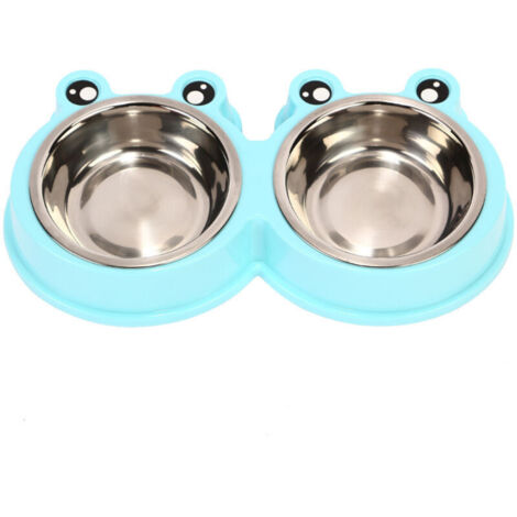 Gamelle pour Chien en Acier Inoxydable Double Gamelle pour Chat