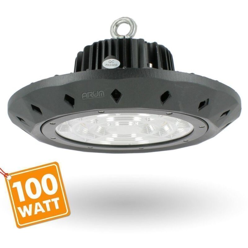 Gamelle suspension industrielle HIGH BAY UFO 100W IP65 | Température de Couleur: Blanc froid 5700K