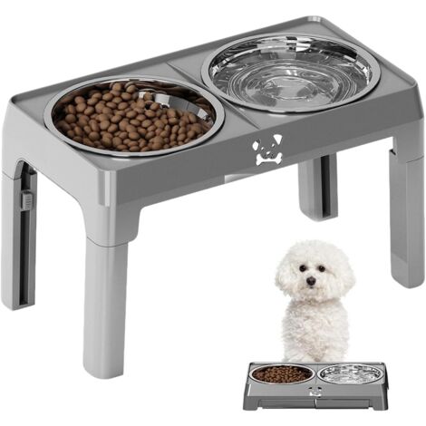 Gamelles Surélevées pour Chien - Bol pour Chien en Acier