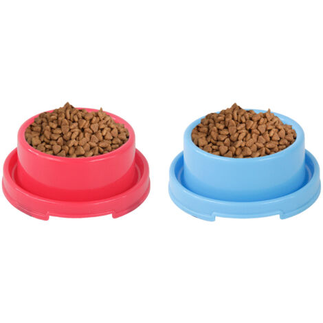 Gamelles surélevées pour chiens et chats, gamelles rondes anti-fuite, colorées, pour petits animaux