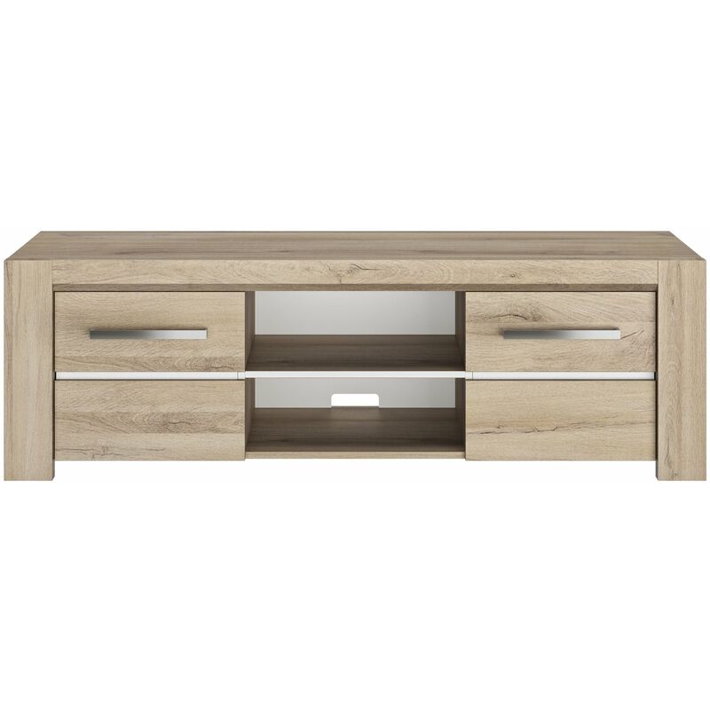 Les Tendances - Meuble tv 2 portes - Chêne Krönberg clair