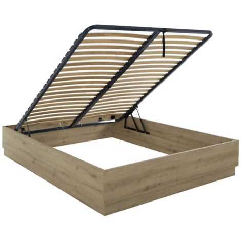 Gami TIDY lit coffre écru 140 x 190 cm