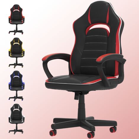 Gaming Chair Office Chair Ergonomic Chair Height Adjustable Chair Home Office with Universal Wheels,