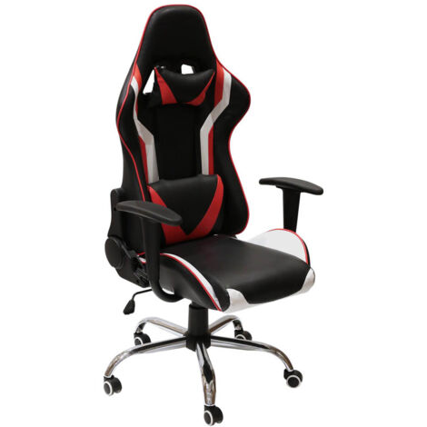 GAMING - Fauteuil de Bureau avec Piétement Chromé
