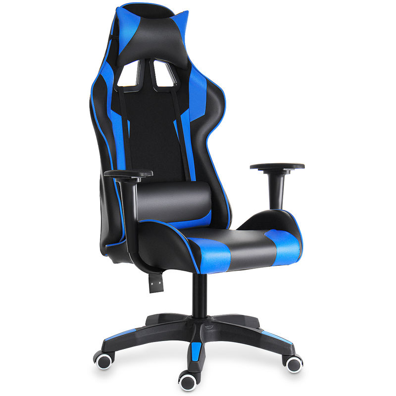 

Gaming Gaming Racing Silla Sillón de oficina azul Sasicare