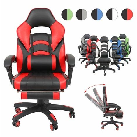 RGB Gaming Stuhl Gaming Sessel Bürostuhl Gamingstuhl Sportsitz Schreibtischstuhl 