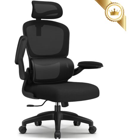 Gaming-Stuhl, ergonomischer Gaming-Sessel mit 90° bis 176° Neigung, höhenverstellbar und mit verstellbaren Kissen - Grau