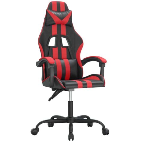 Gaming-Stuhl Schwarz und Rot Kunstleder vidaXL