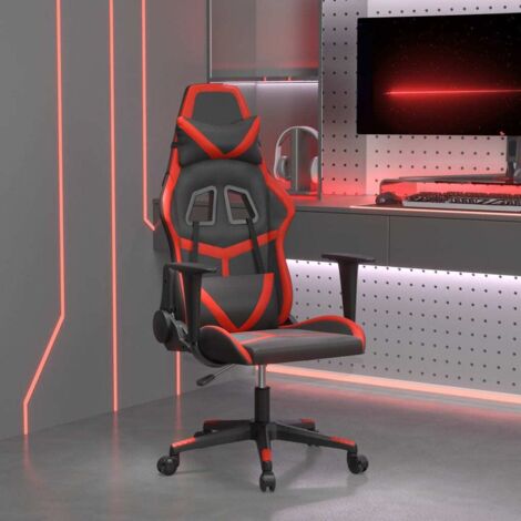 Gaming-Stuhl Schwarz und Rot Kunstleder vidaXL58257