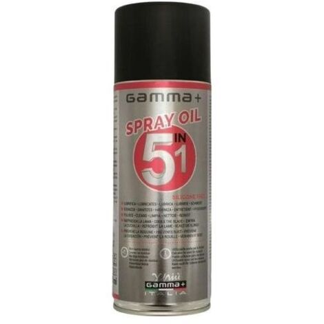 Gamma+ Olio Lubrificante 5in1 per Tagliacapelli e Forbici