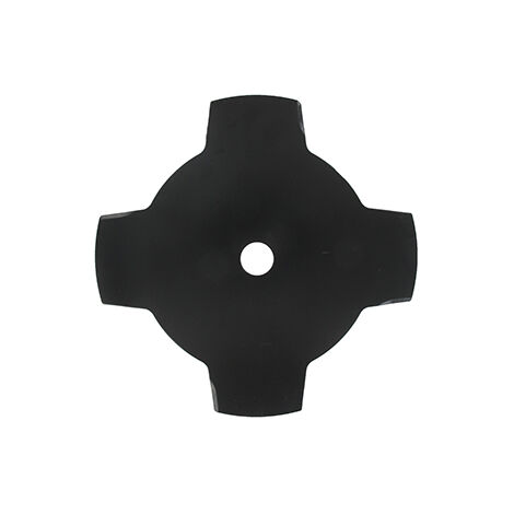 Gamme Professionnelle - Lame 4 Dents Pleine Adaptable Pour Débroussailleuse - Coupe De 250mm, Alésage: 25,4mm, épaisseur: 1,6mm.
