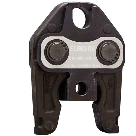 Ganascia di pressatura a profilo E DN15 per tubo AISI304-AISI316L A06-0001-05153