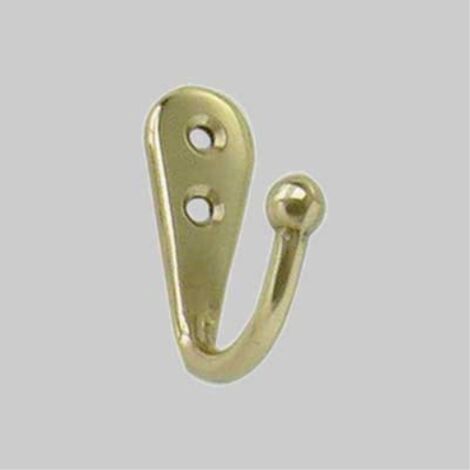 Gancetto per bagno e cucina 30x40 mm - cromo satinato (10 pezzi)