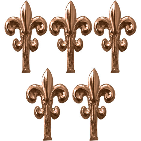 GANCETTO PER QUADRI GIGLIO 5 PZ.    mm. 32 - Bronzato 20.00 confezioni