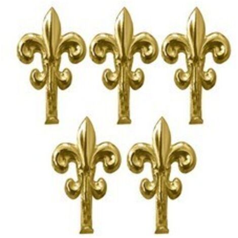 GANCETTO PER QUADRI GIGLIO 5 PZ. mm. 48 - Oro lucido IDROWEB 20 CF