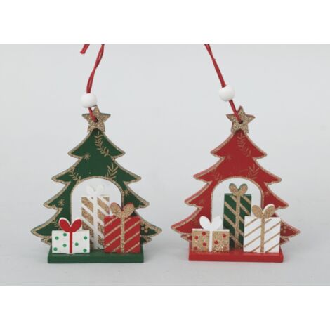 Ganchito de madera de 10 cm árbol