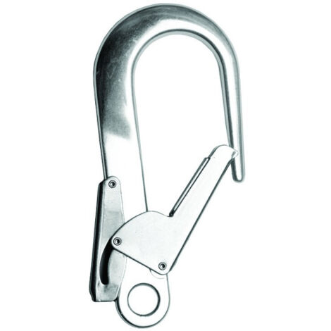 Gancho Ø 64mm aluminio con cierre automático de doble seguridad AZ023