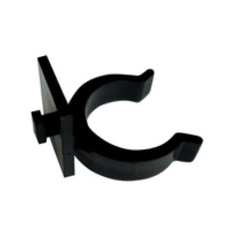 Gancho abs 28 mm para zoclo de resina o aluminio, paquete de 10 piezas