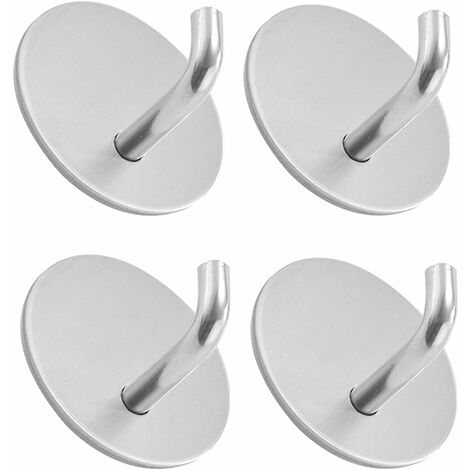 Ganchos Adhesivos Acero Inoxidable, 12 Piezas Ganchos Adhesivos para Pared  Plata, Ganchos Colgador Autoadhesivo Impermeable, Colgadores Pared Adhesivo  Sin Taladro para Baño, Cocina, Dormitorio : : Bricolaje y  herramientas