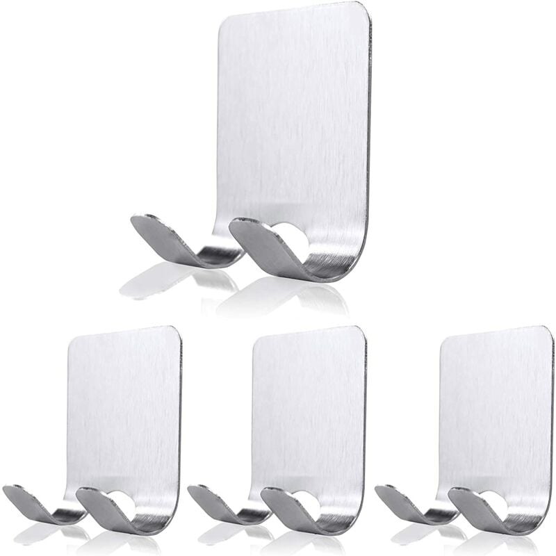 

Gancho adhesivo Soporte para maquinilla de afeitar Gancho doble Soporte para maquinilla de afeitar impermeable de metal Soporte para toallas de baño