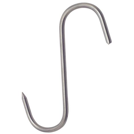 Gancho carnicero 120mm inoxidable f.cortes 10 pz