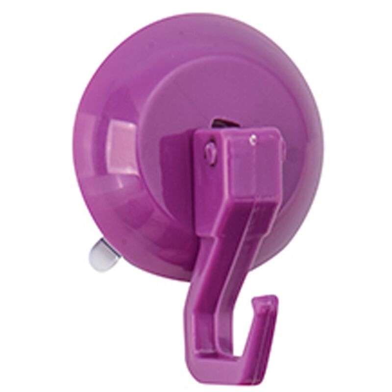 

Gancho con ventosa 5.5 cm, Color Violeta . - MSV