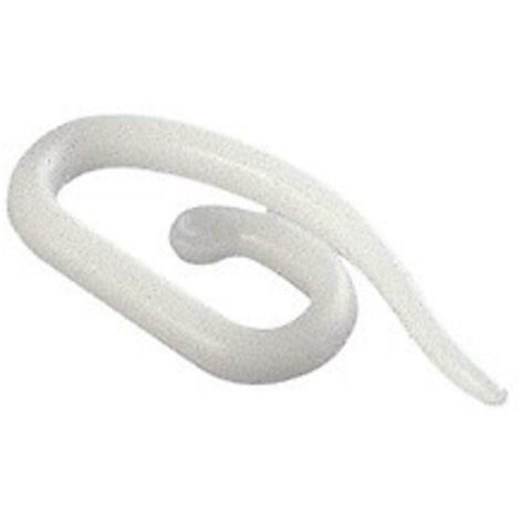 Gancho Cortina Fruncido Plastico 27 mm. Caja 1000 Unidades