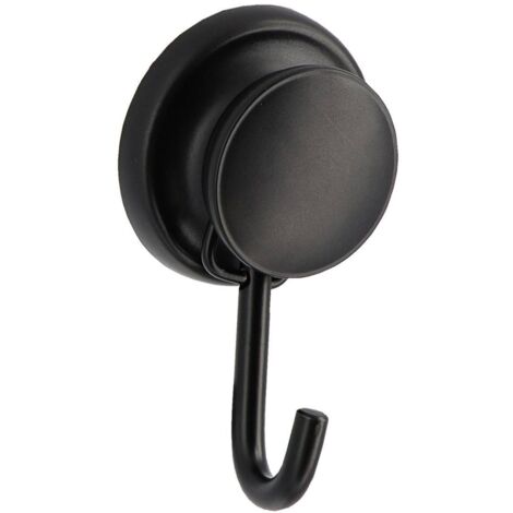 Gancho de aluminio con ventosa - negro - Tendance