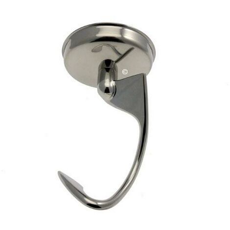 Gancho de amasado de acero inoxidable con circlip para robots CHEF KW712209 KENWOOD