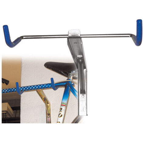 Gancho de estante para bicicleta de hierro galvanizado para pared - Brixo A.823