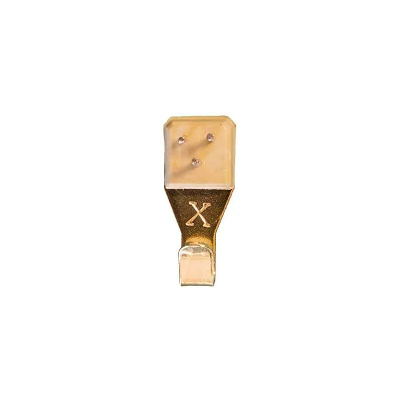 

Gancho en X para hormigón, latón, 3 piezas