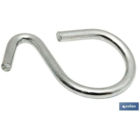 Gancho especial para redes 8mm, venta unitaria, resistente y duradero.